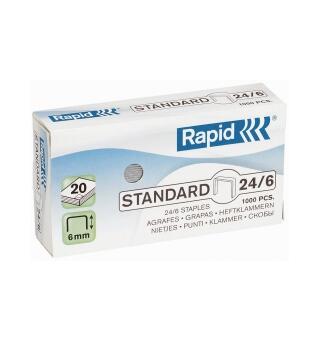 Heftestift RAPID Standard 24/6 (1000) Standard stifter til stiftemaskin